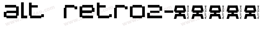 alt retro2字体转换